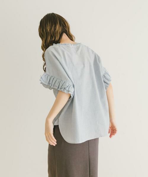 URBAN RESEARCH ITEMS / アーバンリサーチ アイテムズ シャツ・ブラウス | ダブルフリルブラウス | 詳細25