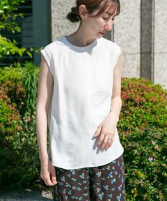 URBAN RESEARCH ITEMS / アーバンリサーチ アイテムズ Tシャツ | ジョーゼットノースリーブトップス