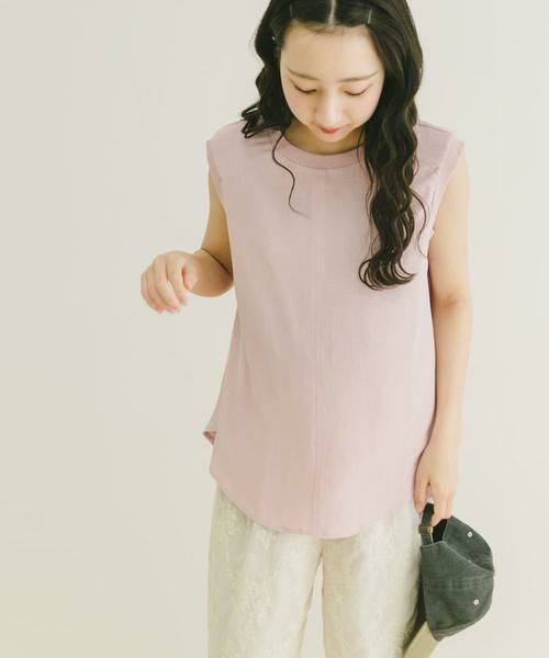 URBAN RESEARCH ITEMS / アーバンリサーチ アイテムズ Tシャツ | ジョーゼットノースリーブトップス | 詳細2