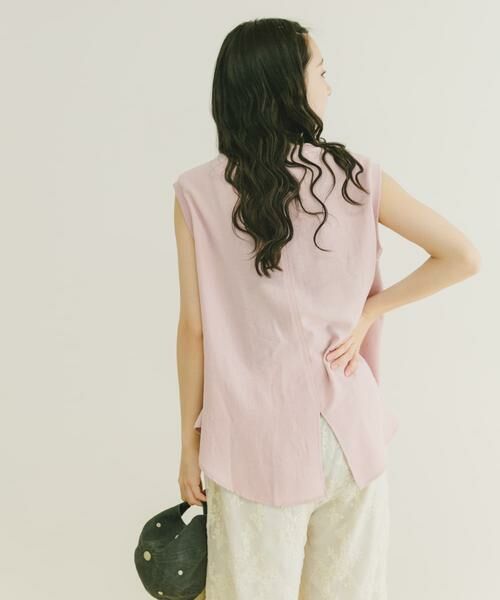 URBAN RESEARCH ITEMS / アーバンリサーチ アイテムズ Tシャツ | ジョーゼットノースリーブトップス | 詳細3