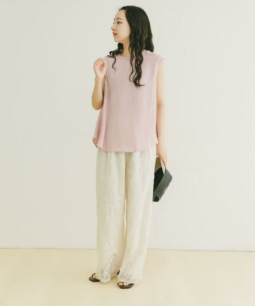 URBAN RESEARCH ITEMS / アーバンリサーチ アイテムズ Tシャツ | ジョーゼットノースリーブトップス | 詳細5