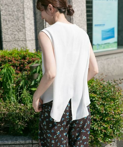 URBAN RESEARCH ITEMS / アーバンリサーチ アイテムズ Tシャツ | ジョーゼットノースリーブトップス | 詳細15