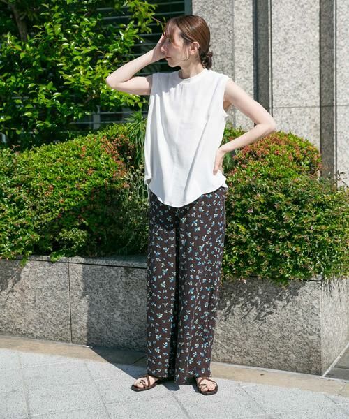 URBAN RESEARCH ITEMS / アーバンリサーチ アイテムズ Tシャツ | ジョーゼットノースリーブトップス | 詳細16