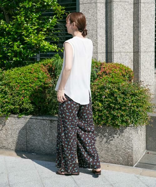 URBAN RESEARCH ITEMS / アーバンリサーチ アイテムズ Tシャツ | ジョーゼットノースリーブトップス | 詳細18