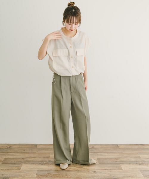 URBAN RESEARCH ITEMS / アーバンリサーチ アイテムズ シャツ・ブラウス | リネンミックスドロストポケットシャツ | 詳細26