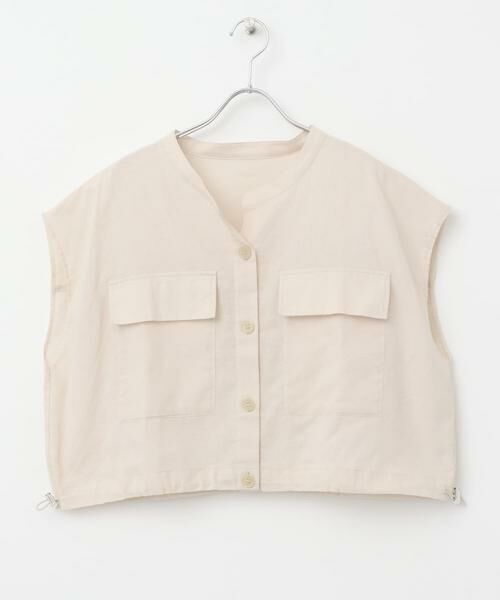 URBAN RESEARCH ITEMS / アーバンリサーチ アイテムズ シャツ・ブラウス | リネンミックスドロストポケットシャツ | 詳細27