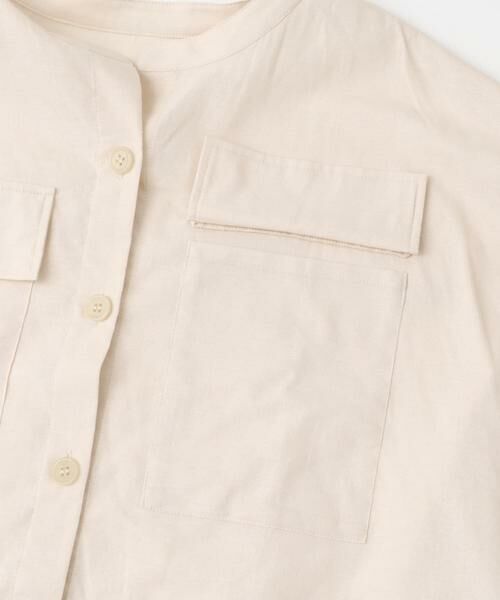URBAN RESEARCH ITEMS / アーバンリサーチ アイテムズ シャツ・ブラウス | リネンミックスドロストポケットシャツ | 詳細28