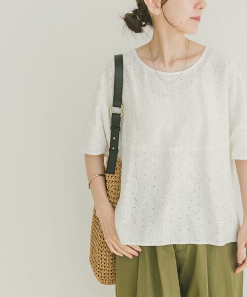 URBAN RESEARCH ITEMS / アーバンリサーチ アイテムズ その他トップス | バルーンスリーブレースプルオーバー | 詳細1