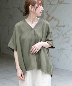 URBAN RESEARCH ITEMS / アーバンリサーチ アイテムズ Tシャツ | リネンライクVネックプルオーバー