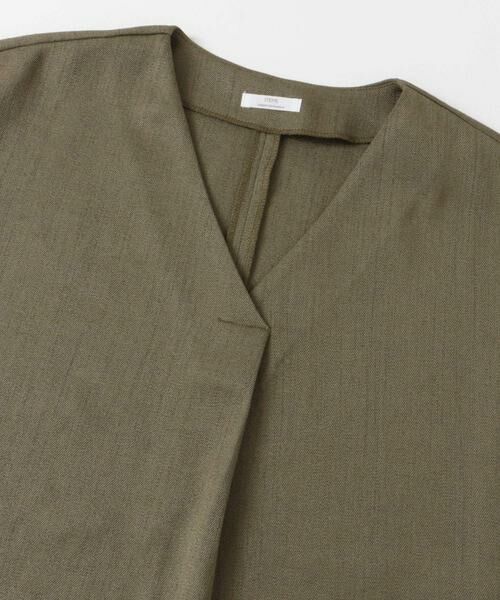 URBAN RESEARCH ITEMS / アーバンリサーチ アイテムズ Tシャツ | リネンライクVネックプルオーバー | 詳細6
