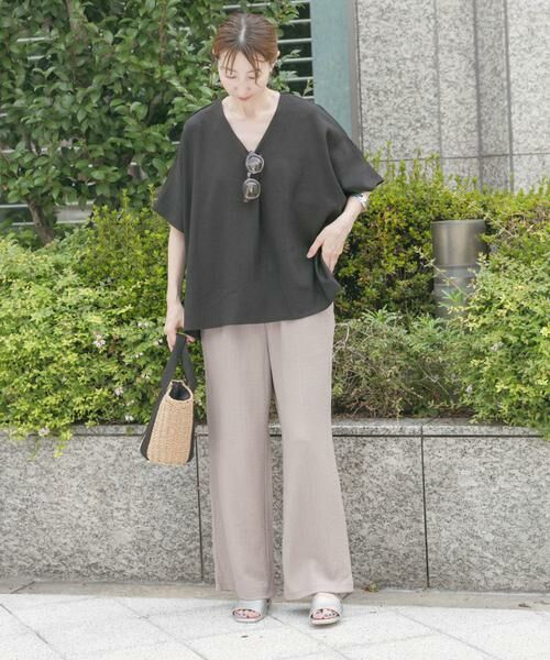 URBAN RESEARCH ITEMS / アーバンリサーチ アイテムズ Tシャツ | リネンライクVネックプルオーバー | 詳細9