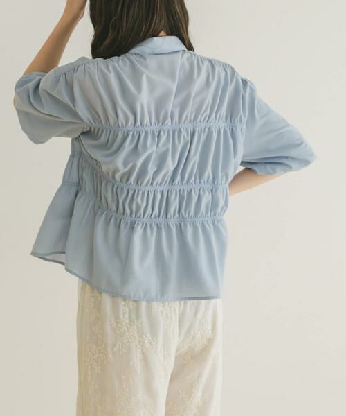 URBAN RESEARCH ITEMS / アーバンリサーチ アイテムズ シャツ・ブラウス | シャーリングハーフスリーブブラウス | 詳細3