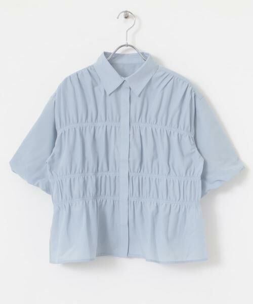 URBAN RESEARCH ITEMS / アーバンリサーチ アイテムズ シャツ・ブラウス | シャーリングハーフスリーブブラウス | 詳細7