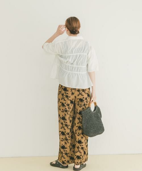 URBAN RESEARCH ITEMS / アーバンリサーチ アイテムズ シャツ・ブラウス | シャーリングハーフスリーブブラウス | 詳細15