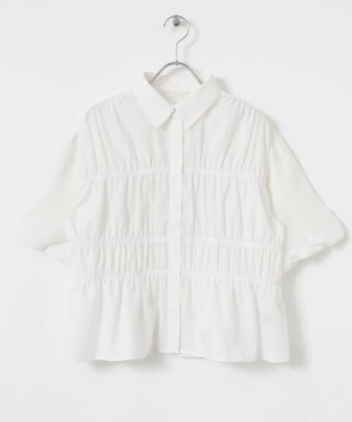 URBAN RESEARCH ITEMS / アーバンリサーチ アイテムズ シャツ・ブラウス | シャーリングハーフスリーブブラウス | 詳細16