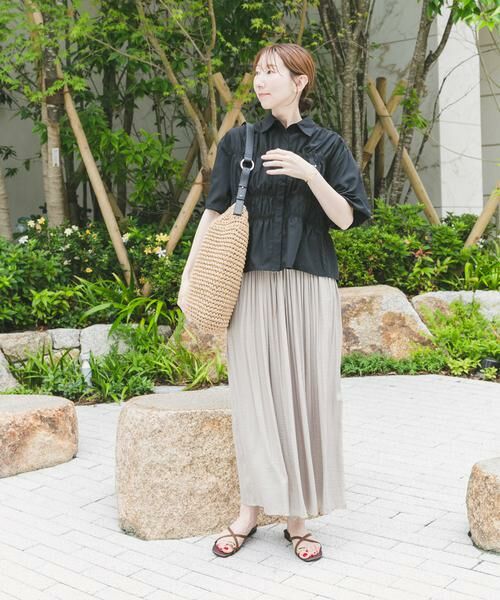 URBAN RESEARCH ITEMS / アーバンリサーチ アイテムズ シャツ・ブラウス | シャーリングハーフスリーブブラウス | 詳細20