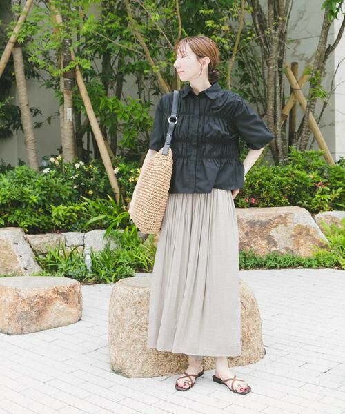 URBAN RESEARCH ITEMS / アーバンリサーチ アイテムズ シャツ・ブラウス | シャーリングハーフスリーブブラウス | 詳細21