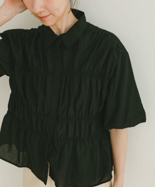 URBAN RESEARCH ITEMS / アーバンリサーチ アイテムズ シャツ・ブラウス | シャーリングハーフスリーブブラウス | 詳細23