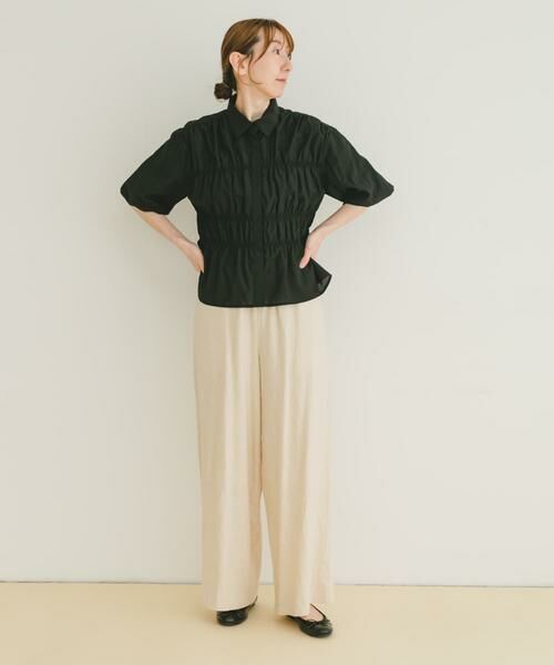 URBAN RESEARCH ITEMS / アーバンリサーチ アイテムズ シャツ・ブラウス | シャーリングハーフスリーブブラウス | 詳細24