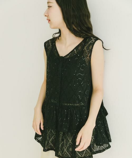 URBAN RESEARCH ITEMS / アーバンリサーチ アイテムズ その他トップス | シアースパンコールペプラムトップス | 詳細1