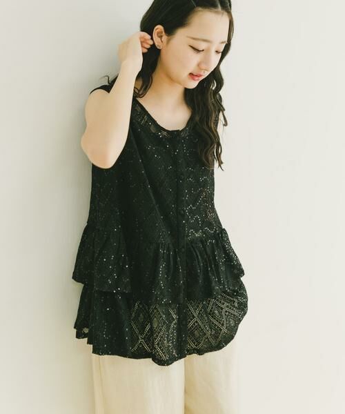 URBAN RESEARCH ITEMS / アーバンリサーチ アイテムズ その他トップス | シアースパンコールペプラムトップス | 詳細3