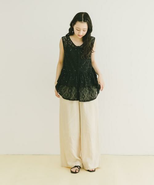 URBAN RESEARCH ITEMS / アーバンリサーチ アイテムズ その他トップス | シアースパンコールペプラムトップス | 詳細4