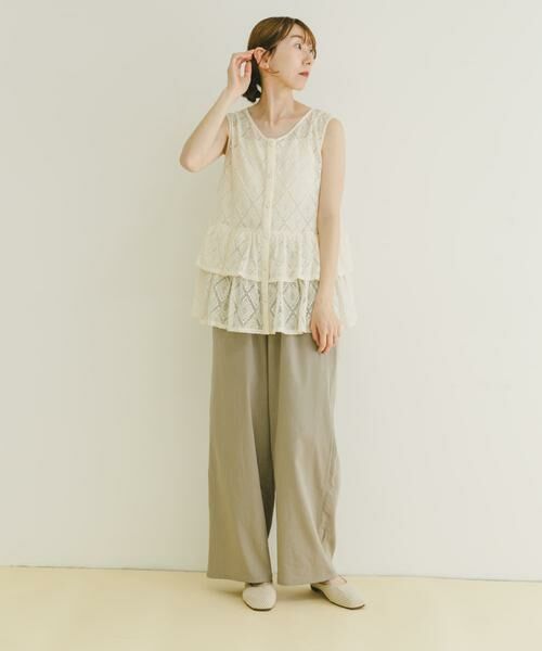 URBAN RESEARCH ITEMS / アーバンリサーチ アイテムズ その他トップス | シアースパンコールペプラムトップス | 詳細15