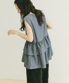 URBAN RESEARCH ITEMS / アーバンリサーチ アイテムズ シャツ・ブラウス | ティアードノースリブラウス