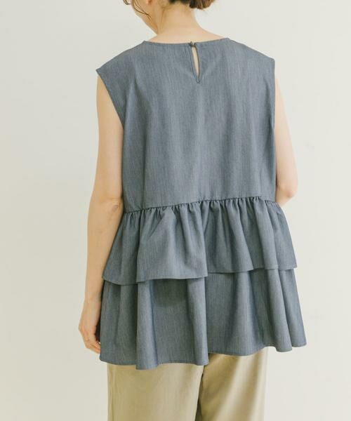 URBAN RESEARCH ITEMS / アーバンリサーチ アイテムズ シャツ・ブラウス | ティアードノースリブラウス | 詳細5