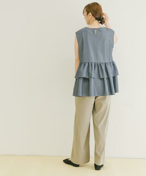 URBAN RESEARCH ITEMS / アーバンリサーチ アイテムズ シャツ・ブラウス | ティアードノースリブラウス | 詳細7