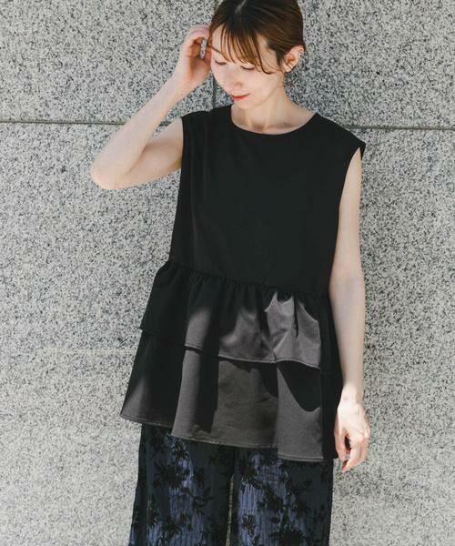 URBAN RESEARCH ITEMS / アーバンリサーチ アイテムズ シャツ・ブラウス | ティアードノースリブラウス | 詳細18