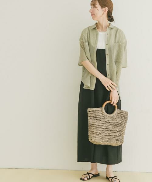 URBAN RESEARCH ITEMS / アーバンリサーチ アイテムズ シャツ・ブラウス | シアーストライプハンソデシャツ | 詳細11