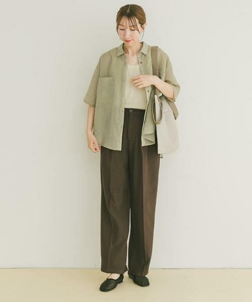 URBAN RESEARCH ITEMS / アーバンリサーチ アイテムズ シャツ・ブラウス | シアーストライプハンソデシャツ | 詳細3