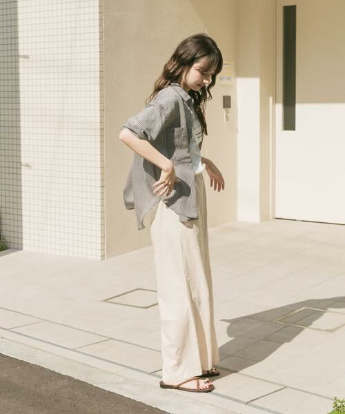 URBAN RESEARCH ITEMS / アーバンリサーチ アイテムズ シャツ・ブラウス | シアーストライプハンソデシャツ | 詳細22