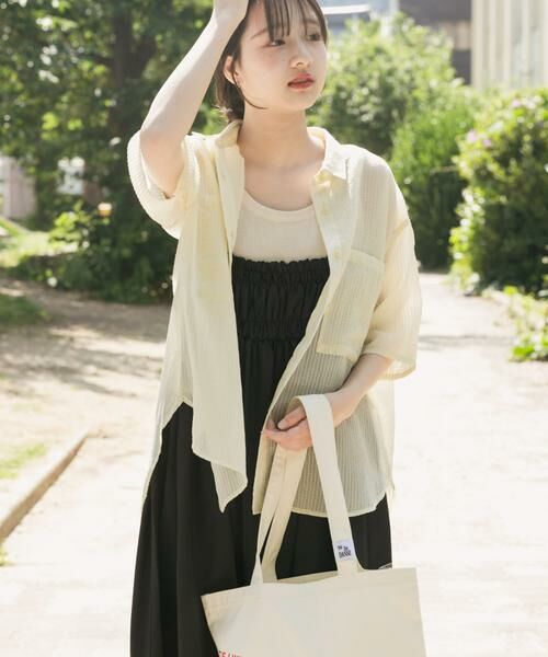 URBAN RESEARCH ITEMS / アーバンリサーチ アイテムズ シャツ・ブラウス | シアーストライプハンソデシャツ | 詳細26