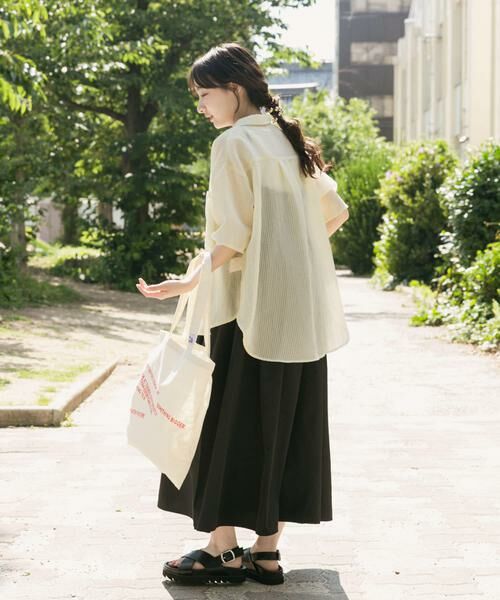 URBAN RESEARCH ITEMS / アーバンリサーチ アイテムズ シャツ・ブラウス | シアーストライプハンソデシャツ | 詳細29