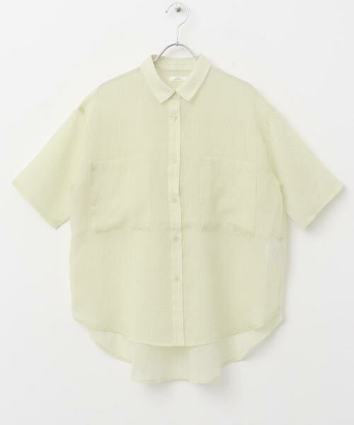 URBAN RESEARCH ITEMS / アーバンリサーチ アイテムズ シャツ・ブラウス | シアーストライプハンソデシャツ | 詳細30