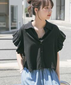 URBAN RESEARCH ITEMS / アーバンリサーチ アイテムズ シャツ・ブラウス | フリルリネンショートブラウス
