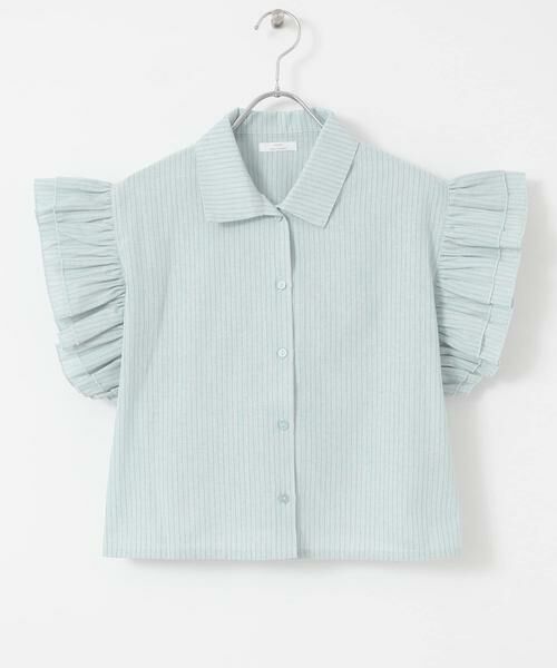 URBAN RESEARCH ITEMS / アーバンリサーチ アイテムズ シャツ・ブラウス | フリルリネンショートブラウス | 詳細22