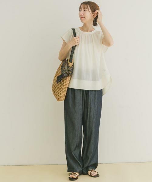 URBAN RESEARCH ITEMS / アーバンリサーチ アイテムズ シャツ・ブラウス | ラウンドフレンチブラウス | 詳細4