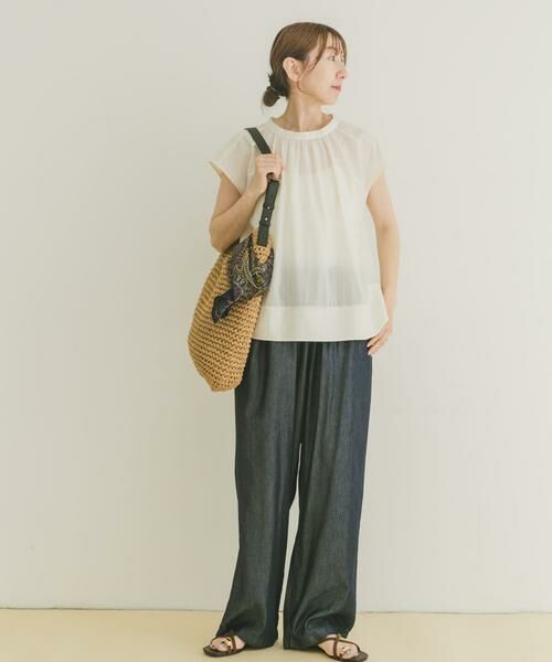 URBAN RESEARCH ITEMS / アーバンリサーチ アイテムズ シャツ・ブラウス | ラウンドフレンチブラウス | 詳細5