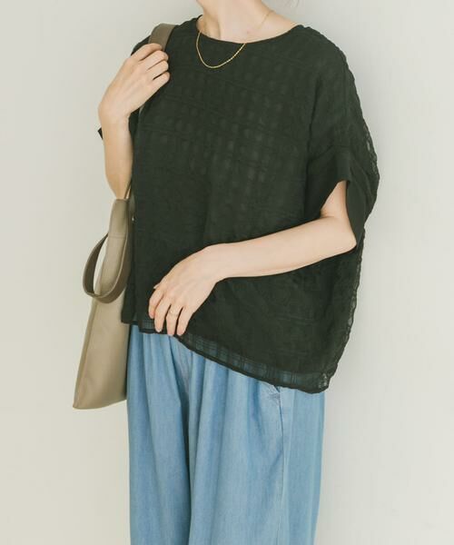 URBAN RESEARCH ITEMS / アーバンリサーチ アイテムズ シャツ・ブラウス | シアーチェックレイヤードブラウス | 詳細1