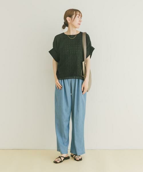 URBAN RESEARCH ITEMS / アーバンリサーチ アイテムズ シャツ・ブラウス | シアーチェックレイヤードブラウス | 詳細4