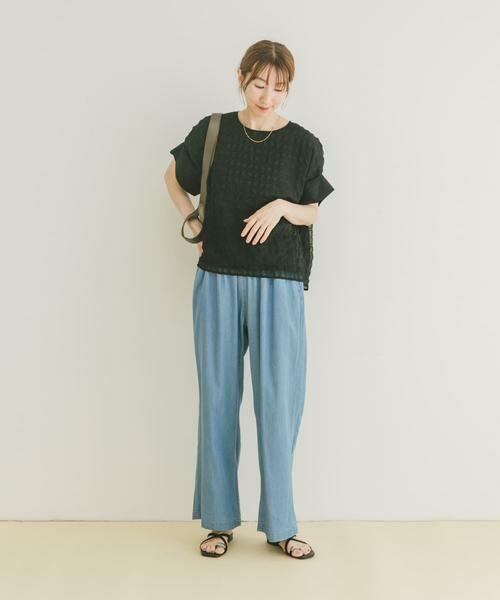 URBAN RESEARCH ITEMS / アーバンリサーチ アイテムズ シャツ・ブラウス | シアーチェックレイヤードブラウス | 詳細5