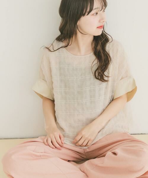 URBAN RESEARCH ITEMS / アーバンリサーチ アイテムズ シャツ・ブラウス | シアーチェックレイヤードブラウス | 詳細9