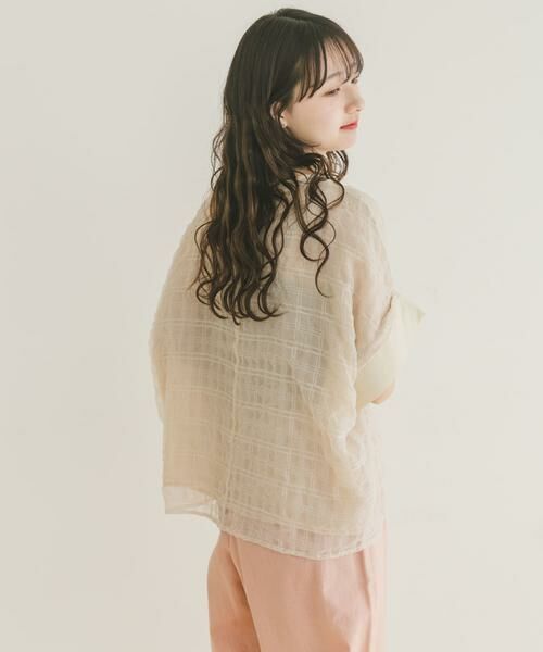 URBAN RESEARCH ITEMS / アーバンリサーチ アイテムズ シャツ・ブラウス | シアーチェックレイヤードブラウス | 詳細13