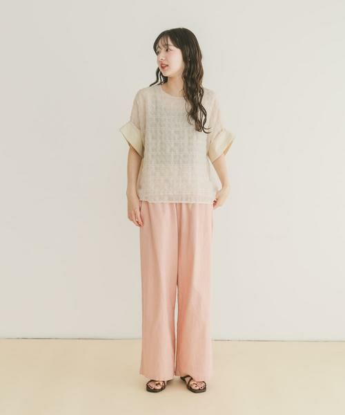 URBAN RESEARCH ITEMS / アーバンリサーチ アイテムズ シャツ・ブラウス | シアーチェックレイヤードブラウス | 詳細14