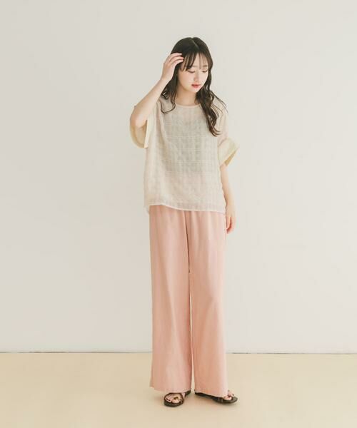 URBAN RESEARCH ITEMS / アーバンリサーチ アイテムズ シャツ・ブラウス | シアーチェックレイヤードブラウス | 詳細15