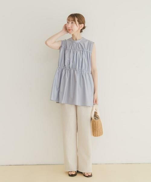 URBAN RESEARCH ITEMS / アーバンリサーチ アイテムズ シャツ・ブラウス | バックリボンティアードブラウス | 詳細12