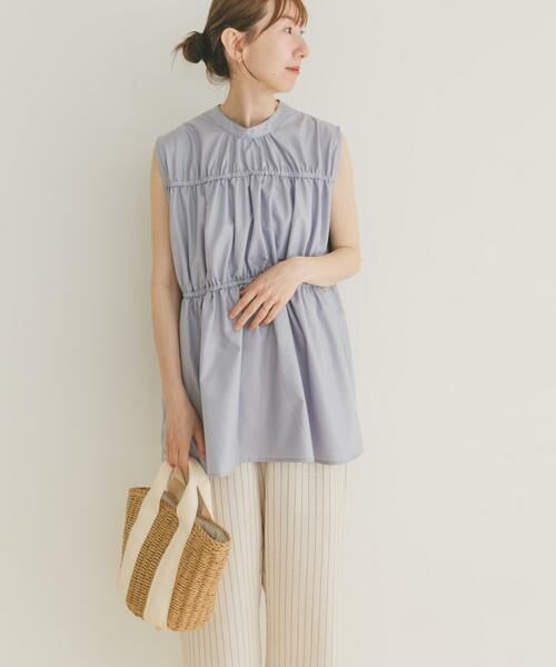 URBAN RESEARCH ITEMS / アーバンリサーチ アイテムズ シャツ・ブラウス | バックリボンティアードブラウス | 詳細9